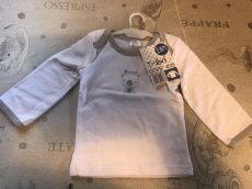 Witte long sleeve baby, 18 maand