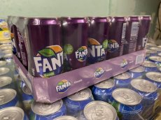 Fanta Cassis blikjes, tray 24 x 33cl