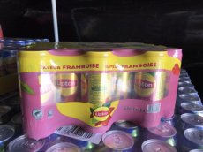 Lipton Ice Tea Framboos blikjes, tray 24 x 33cl