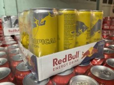 Red Bull Summer Tropical blikjes, tray 12 x 25cl